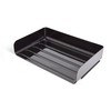 TRU RED Side Load Stackable Plastic Legal Tray, Blk