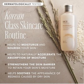 The Face Shop Rice  Ceramide Moisture Toner for All Skin Types - 150 ml - 0.42 oz - Unscented - Retention de humedad y proteccin de la piel