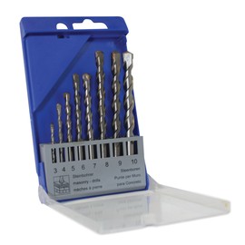 Percussive Professional Bits Set for Intensive Use, Super 3-4-5-6-7-8-9-10mm for Intensive Use
