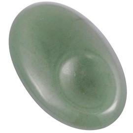 KYEYGWO Natürliche Reiki Heilung Grüner Aventurin Kristall Sorgen Stein für Meditation Entspannung, Palmen und Daumen Massage Steine Eignen für Stressabbau