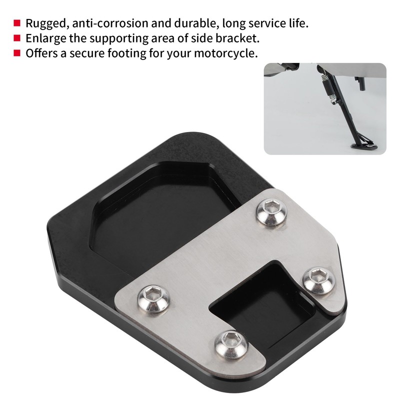 Kickstand Extension Pad Side Stand Support Enlarger Fit for Honda