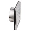 First4spares 5" / 125mm Stainless Steel Square External Wall Extractor