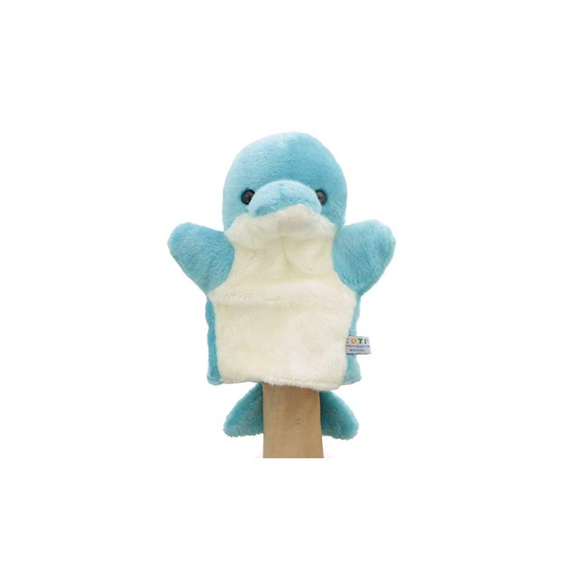 PUPPET COLLECTION MARINE Dolphin Hand Puppet, Blue
