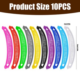 Pack of 10 Banana Clips, Banana Hair Clips, Women's Large Hair Banana Hair Clips, Thick Banana Hair Clips, Thin Hairstyle for Hair Clip, Banana Clips, African Banana Hair Pin