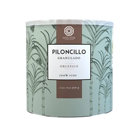 Más Vida Superfoods | Piloncillo Granulado 100% Orgánico y Certificado - Endulzante Natural con sabor tradicional a México, Índice Glicémico Menor que el Azúcar (300 gr)
