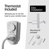 EconoHome Wall Heater Panel with Thermostat - Electric Wall Mounted