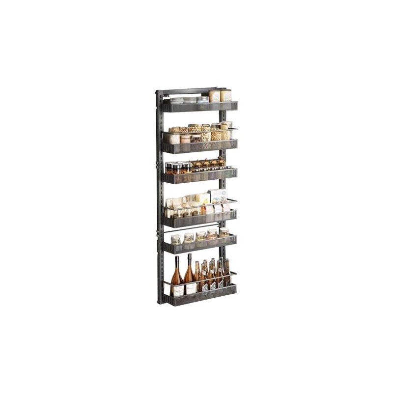 dainslef Adjustable Over The Door Organizer, 6-Tier Metal Hanging Door