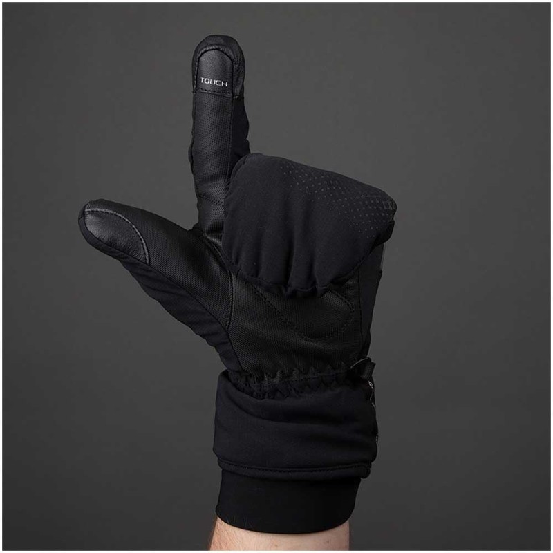 Chiba Alaska Pro Winter Cycling Gloves Long Black/Silver 2025: Size: