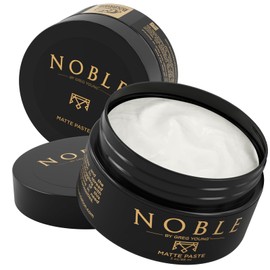Noble By Greg Young - Strong Hold Matte Hair Paste | Flexible & Long-Lasting Sculpting Paste for All Hair Types and Styles | No Flakes | 3 oz