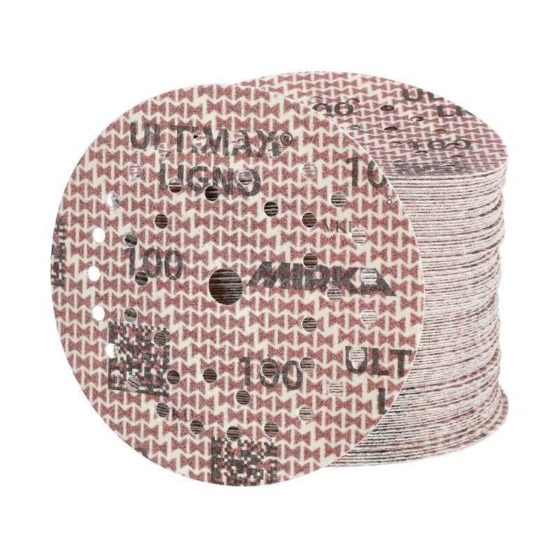 Mirka Ultimax Ligno Ø 125mm sanding discs Velcro Multifit/grit 100/100
