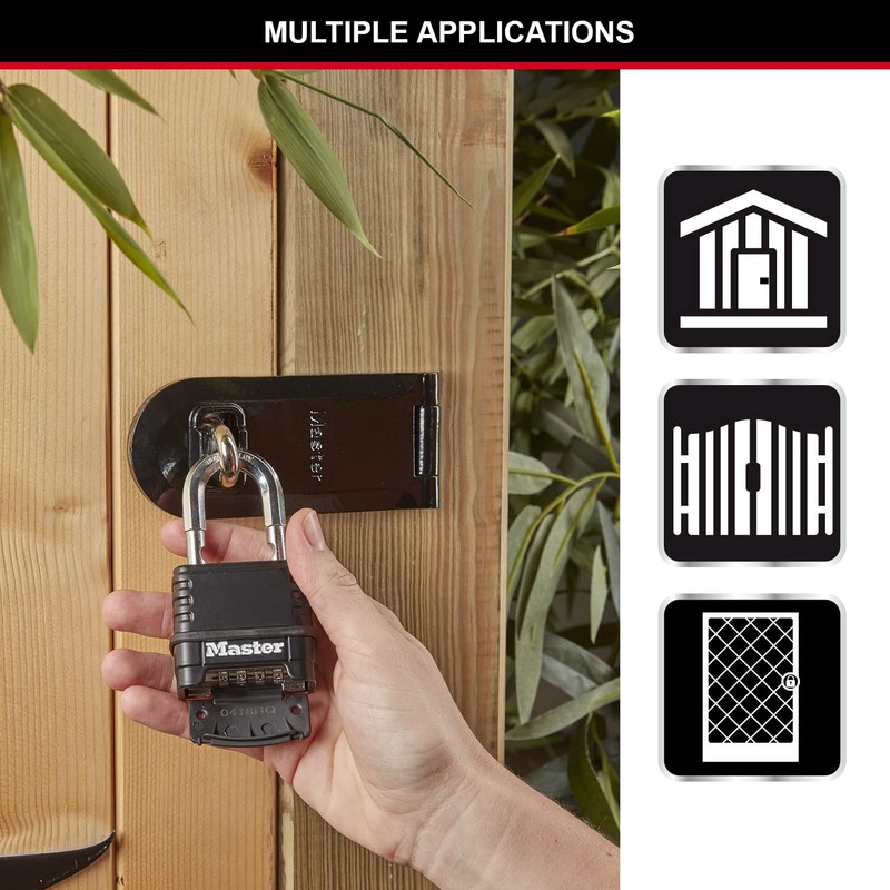MASTER LOCK Heavy Duty Combination Padlock, Security level 9/10, Large
