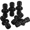 Hotop 6 Pack Double Plug Hose Connector Extender for Garden