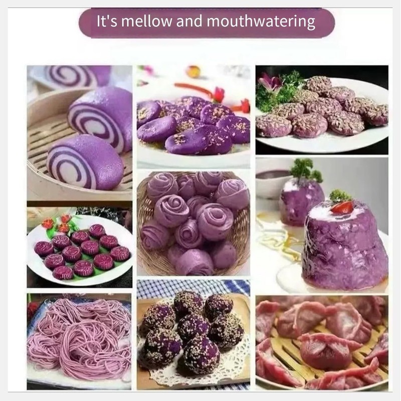 WEIJUEJIYI Diced Purple Potato 150g (5.29oz) Original Fruits and Vegetables