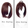 Aicos Momo Ayase Cosplay Wigs for Women Brown Straight Wig