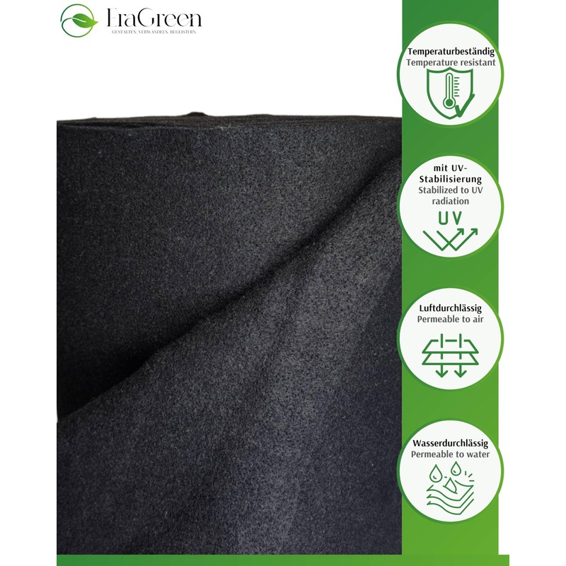 EraGreen Premium Drainage Fleece 5 m x 1 m -