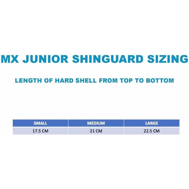 BYTE MX JUNIOR SHINGUARDS SILVER/BLUE (SMALL)