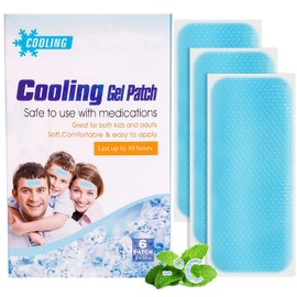 Cooling Pad Cooling Gel Fever Patches for Kids & Adults - Soothing Forehead Strips to Reduce Temperature for Babies, Children, and Grown-Ups
