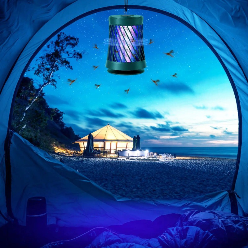 Electric Mosquito Killer Lamp With Uv Light Rechargeable 10594 Cubic