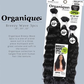 Milky Way Weave Organique Breezy Wave 3Pcs (182022") (1B)