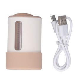 Electric Hair Massage Comb 15ml Capacity Vibration Scalp Applicator Comb with Red Lighting