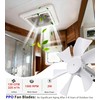 Carvmpin 2 Pack 6“ Replacement White Vent Fan Blades for