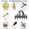 SIFZYJGN Metal Letter D Key Holder for Wall, Monogram Coat