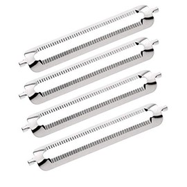 TURBO PRODUKTE Set of 4 Original Replacement Blades for Turbo Peeler and Peeler from Other Manufacturers, Robust Stainless Steel, Extra Wide 7 cm