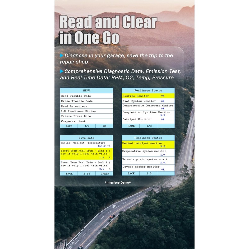 OBDScar OS601 OBD2 Scanner Diagnostic Tool Code Reader Engine Fault
