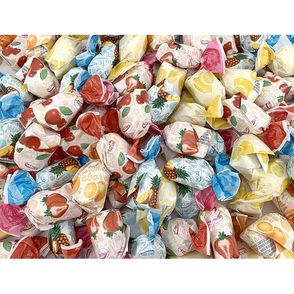 Arcor Fruit Filled Assorted Bon Bons Hard Candy, Bulk Candies (Pack of 2 Pounds)