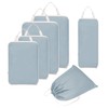 Narwey 6 Set Compression Packing Cubes for Backpack and Suitcases,