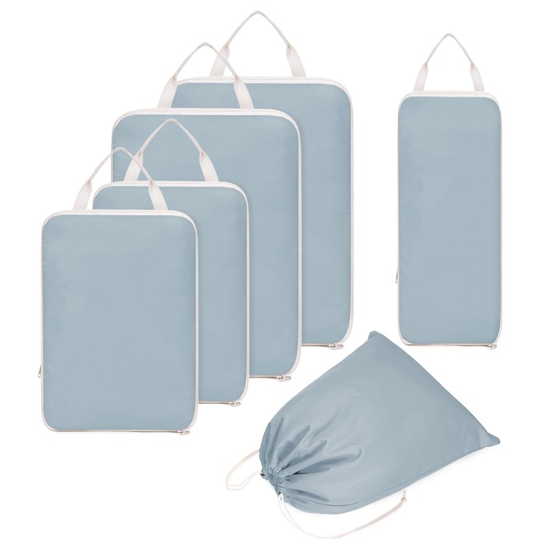 Narwey 6 Set Compression Packing Cubes for Backpack and Suitcases,