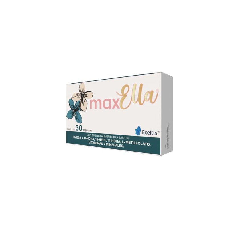 Maxella, Omega 3, 17-HDHA, 18-HEPE,14-HDHA. (30 Cápsulas)