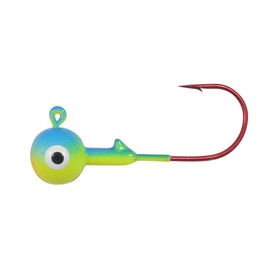 Northland Fishing Tackle Gum-Ball Jig for Panfish, Walleye, Bass, and Trout, Parrot, 1/64 Oz, 15/Card
