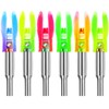 6PCS X Lighted Nocks for Arrows with .204 .233 .244