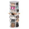 7 Tier Rotating Shoe Rack Tower,Revolving 360 Shoe Storage Rack