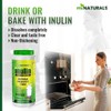 Pure Inulin Fiber Powder Natural Prebiotic Fibre Supplement, Clear and