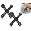 Lhbwhiz Pack of 2 4-way multifunctional keys, multifunctional control cabinet