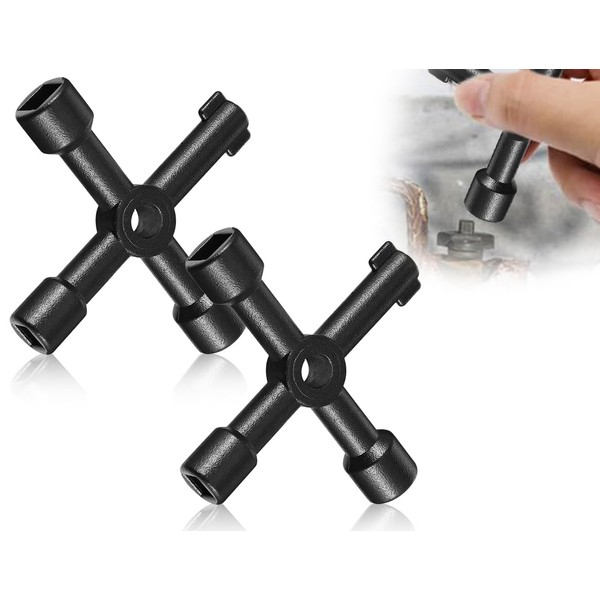 Lhbwhiz Pack of 2 4-way multifunctional keys, multifunctional control cabinet