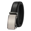 guvoosm Men's Leather Automatic Belt for Men Business Suit Belt