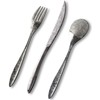 Nagao IKI Dinner Cutlery Set, Phoenix 3 Pieces, 18-8 Stainless