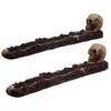 Puckator Skulls and Roses Ashcatcher Incense Stick Burner