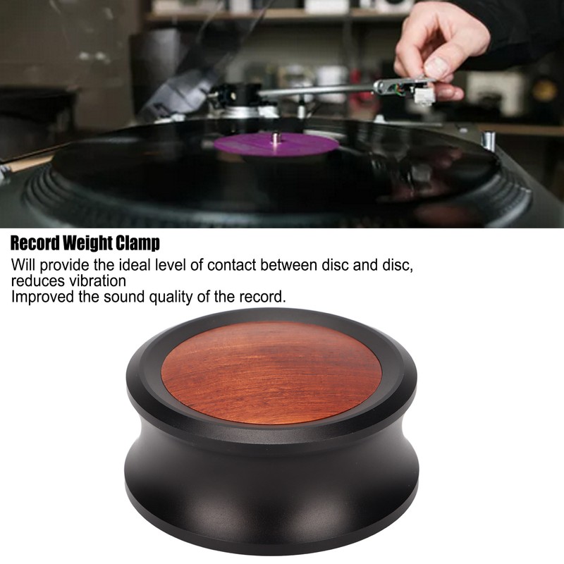 Record Weight Clamp LP Vinyl Turntable Metal Disc Stabilizer for