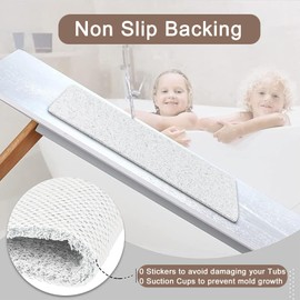 Corner Shower Mat Non Slip: Anti Mould Bath Mat - 60 x 60 cm Loofah Shower Mats for Inside Shower- Anti Slip Bath Mat for Inside Bath White Quadrant Shower Mat for Elderly Sector Quick Drying