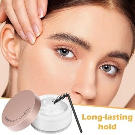 Gel Fijador De Cejas, Gel Para Peinar Las Cejas,Transparente Para Cejas | Fijador de Larga Duracion 24 Horas, resistente al agua, No pegajoso y sin re