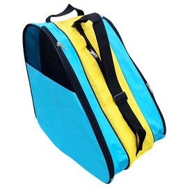 Fadcaer Roller Skate Bag, Ice & Skate Bag, Canvas & Beach Tote Bag, Inline Skate Bag for Kids & Adults, Unisex Ice Skate Bag, Portable Inline Skates Carry Bag for Kids & Adults (Powder Blue)