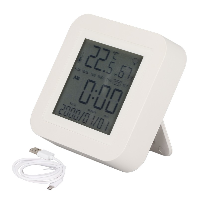 Smart WiFi Temperature Humidity Sensor 2.4GHz Wireless Phone Remote for