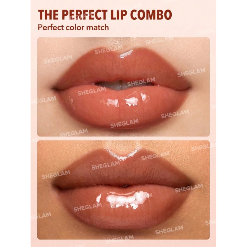 Sheglam Lip Rules Lápiz Y Gloss Labial - Golden Rule