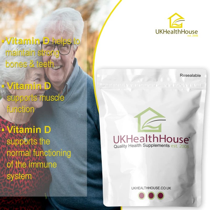 Pure High Strength Vitamin D3 4000IU Tablets - Help Bones