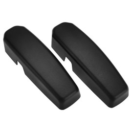 SG Store 1 Pair Car Windshield Bulkhead Support Bracket Covers LRD604 Compatible with Land Rover Defender Support Bracket Protective Cap Covers ABS Plastic Black