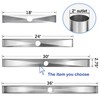 Bernkot Linear Shower Drain 30", 304 Stainless Steel Floor Drain